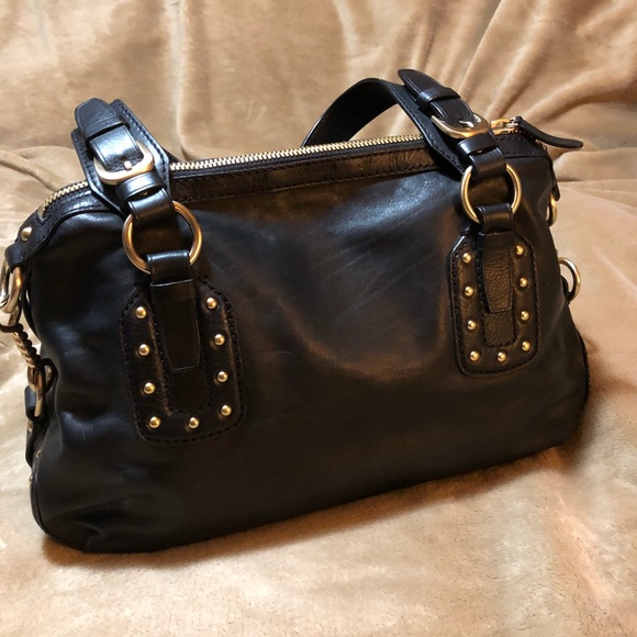 michael kors black studded bag - Picture 4 of 8